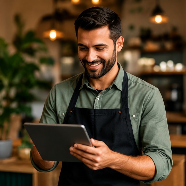 Hospitality staff serving customers at a venue